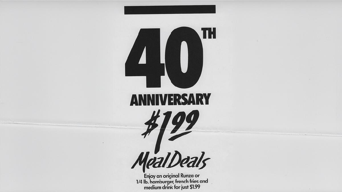 40 Year Celebration Meal Deal